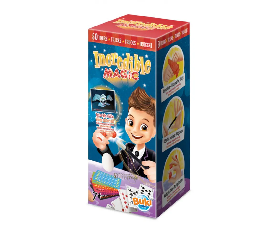 Set de Magia Infantil Magic Box 50 Trucos Incredible