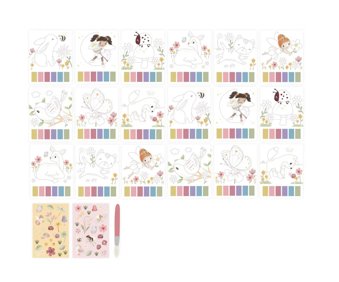 Set de Pintura con Agua Rosa Fairy Garden