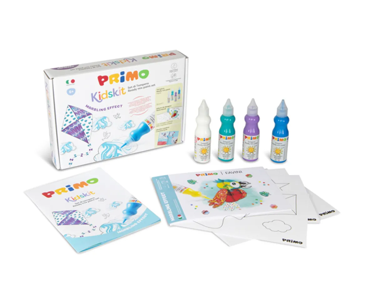 Set de Pintura Creativa Kidskit Marbling Effect