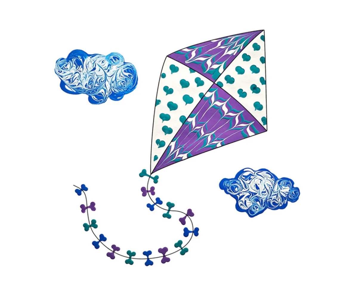 Set de Pintura Creativa Kidskit Marbling Effect
