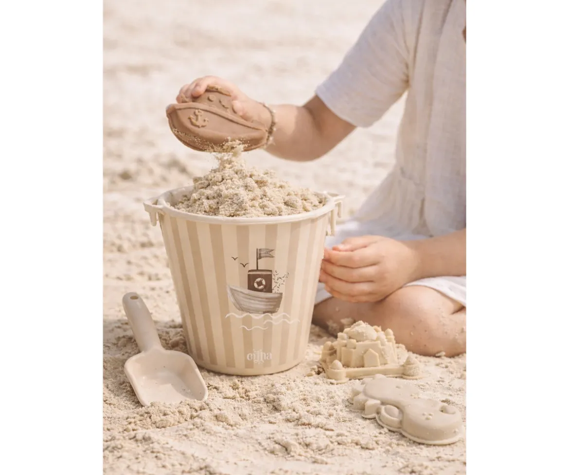 Set de Playa Stripped Boat
