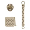 Set de Regalo BIBS Baby Soothe & Go Polka Dark Oak/Vanilla
