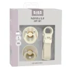 Set de Regalo BIBS Colour Chupete y Clip Loop Ivory