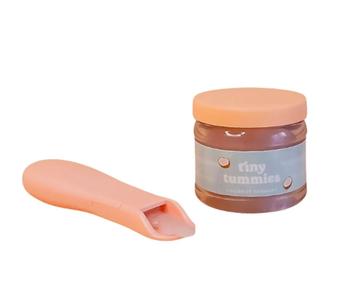 Set de Tarro y Cuchara Tiny Tummies Coconut Yoghurt