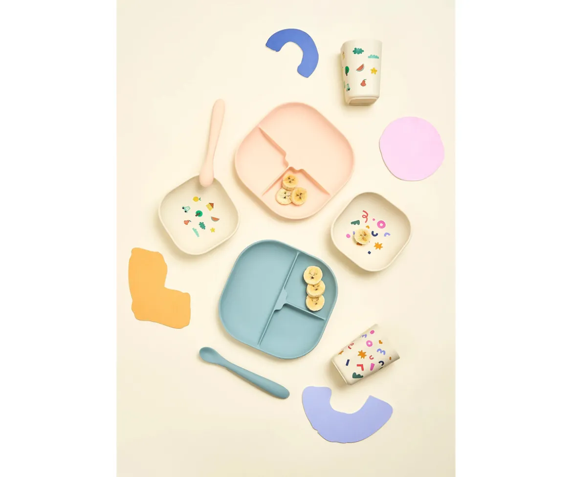Set de Vajilla Confetti Cobalt