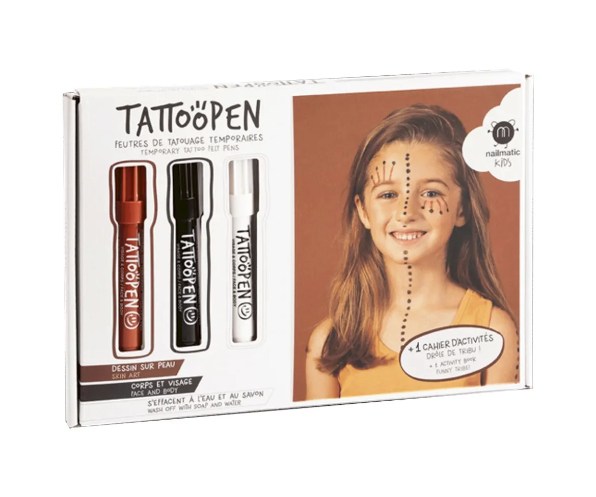 Set Funny Tribe de Rotuladores Tatuaje