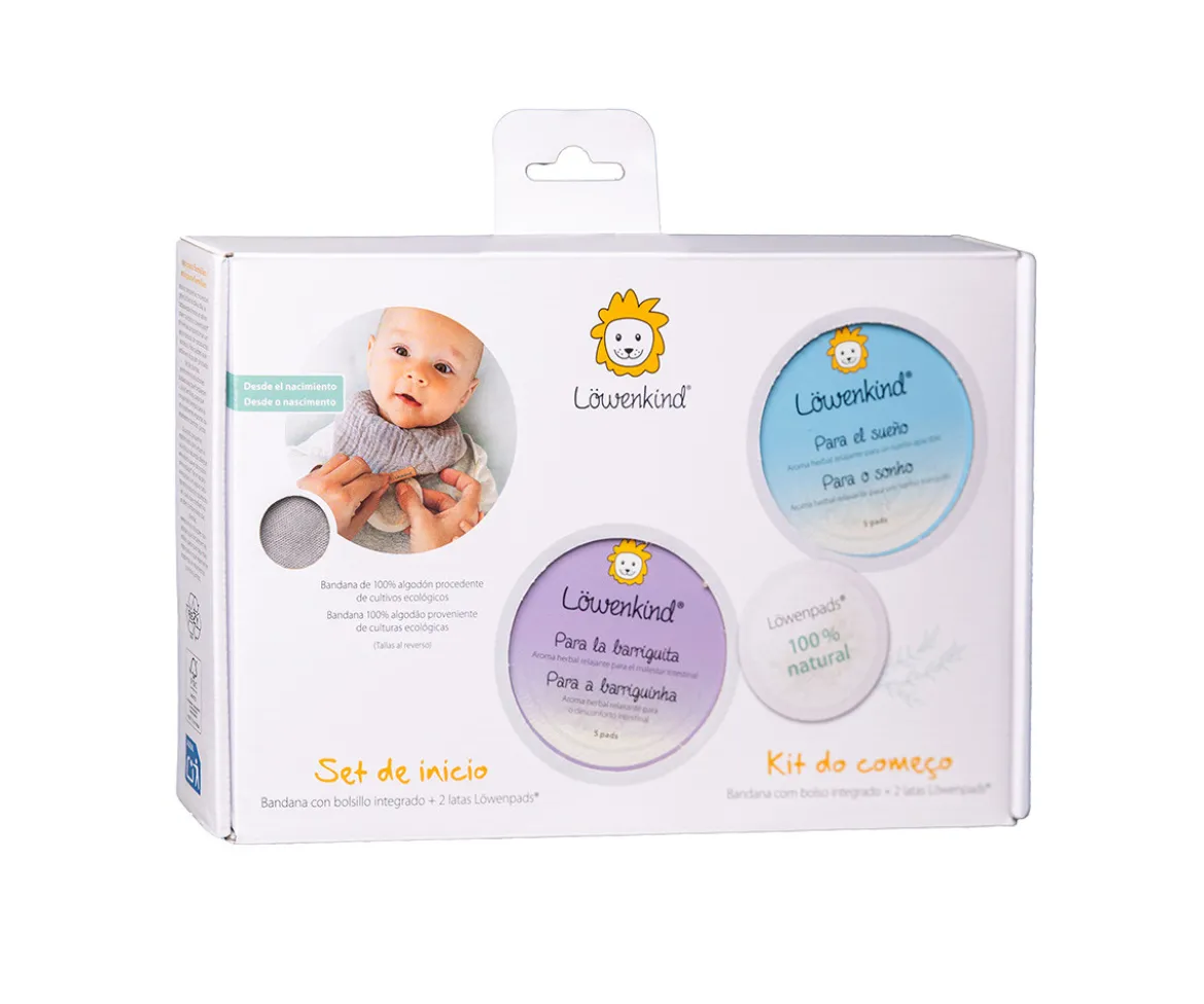 Set Inicio Bandana Gris + 2 LowenPads