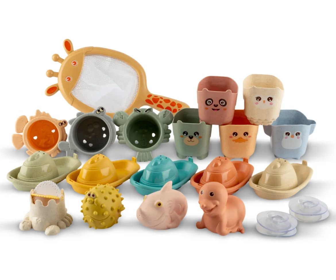 Set 22 Juguetes de Baño Animales Marinos