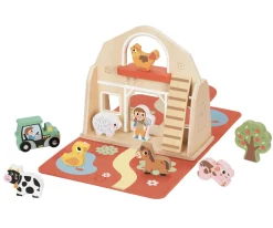 Set Maletín Granja de Madera