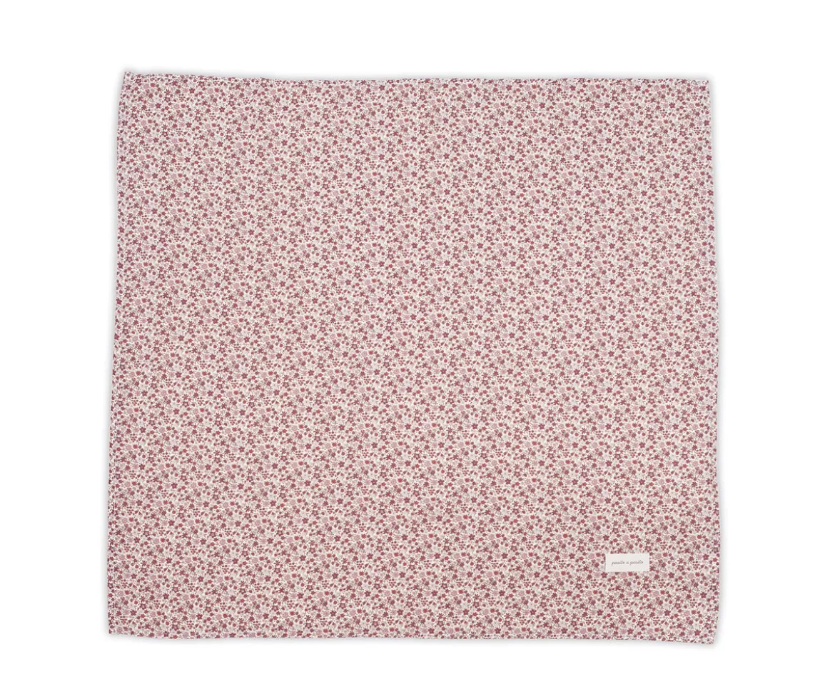 Set 2 Muselinas Cherry Flores 70 x 70 cm