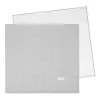 Set 2 Muselinas Little Bloom Vichy Gris 70x70 cm