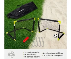 Set 2 Porterías Plegables Fútbol