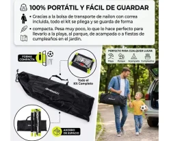 Set 2 Porterías Plegables Fútbol