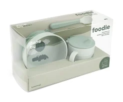 Set Primera Vajilla Foodie Happy Clouds Verde