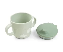 Set Primera Vajilla Foodie Happy Clouds Verde