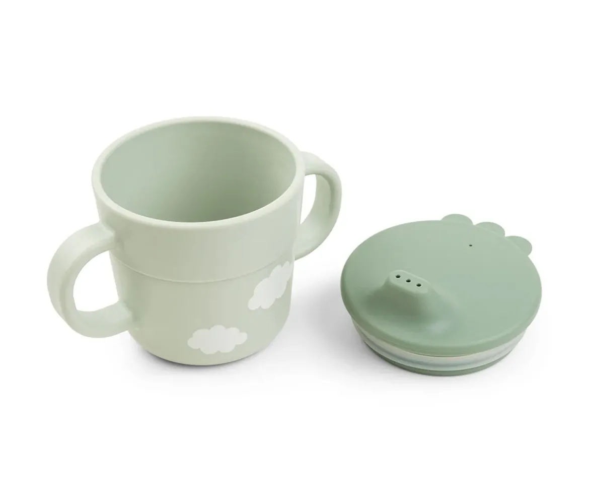 Set Primera Vajilla Foodie Happy Clouds Verde