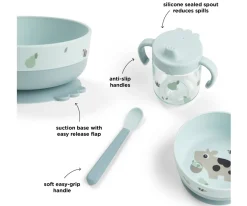 Set Primera Vajilla Foodie Tiny Farm Blue