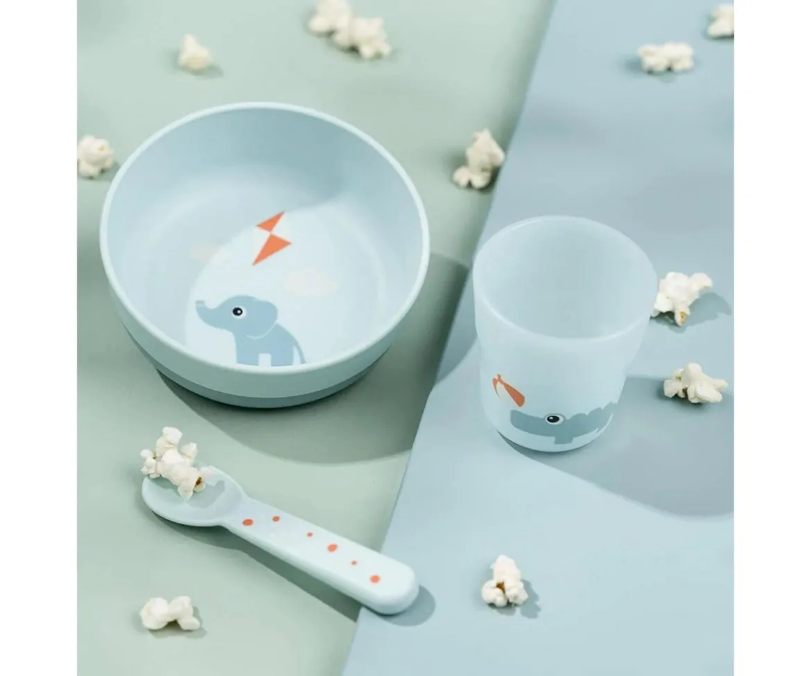 Set Primera Vajilla Playground Blue