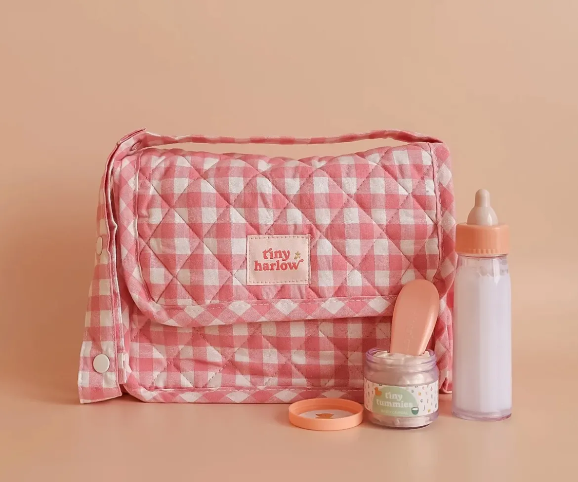 Set Tiny Nurturers Pink Gingham