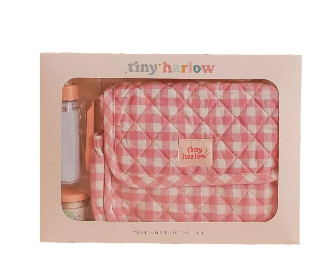 Set Tiny Nurturers Pink Gingham