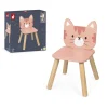 Silla Infantil de Madera Gato