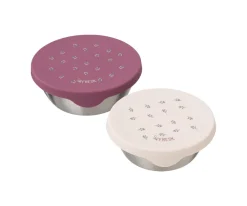 2 SnackBox Acero Inoxidable Grosellas