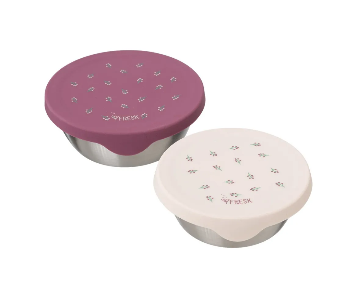 2 SnackBox Acero Inoxidable Grosellas