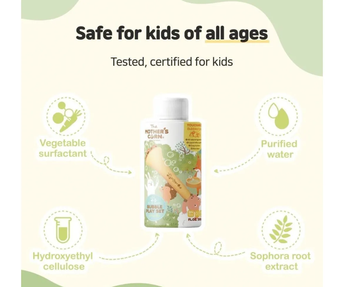 Solución para Pompas Mother's Corn Touchables Bubbles 500ml