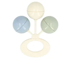 Sonajero 3 Bolitas Crema-Azul Nórdico-Sage