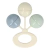 Sonajero 3 Bolitas French Blue - Ivory - Verde Tiza