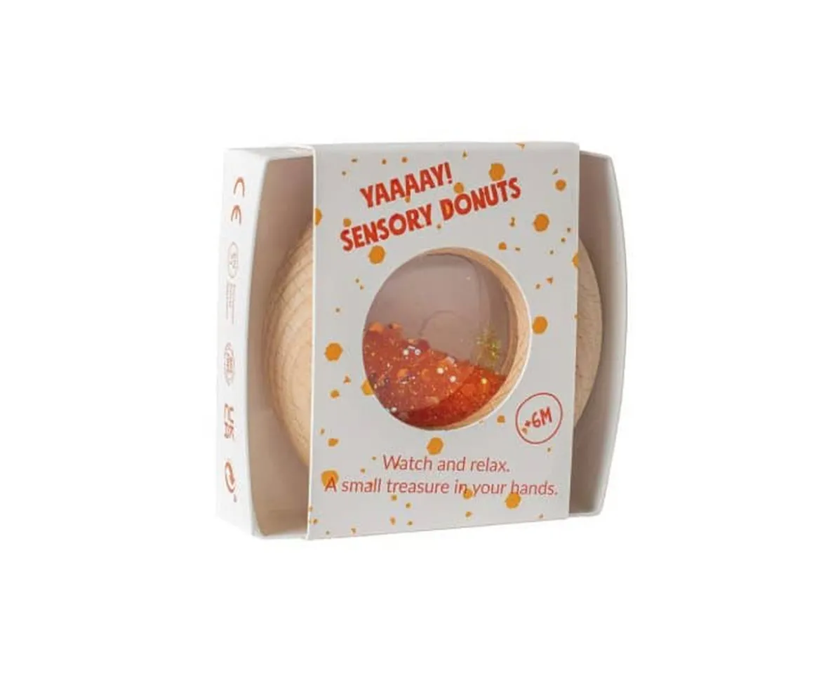 Sonajero Calm Donut Sensorial Orange