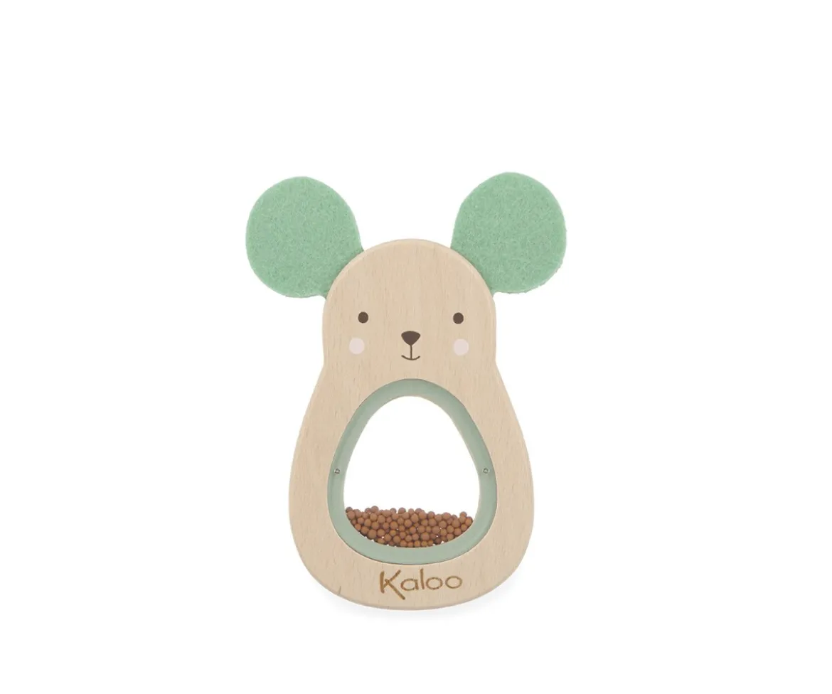 Sonajero de Madera Petit Chansons Mouse