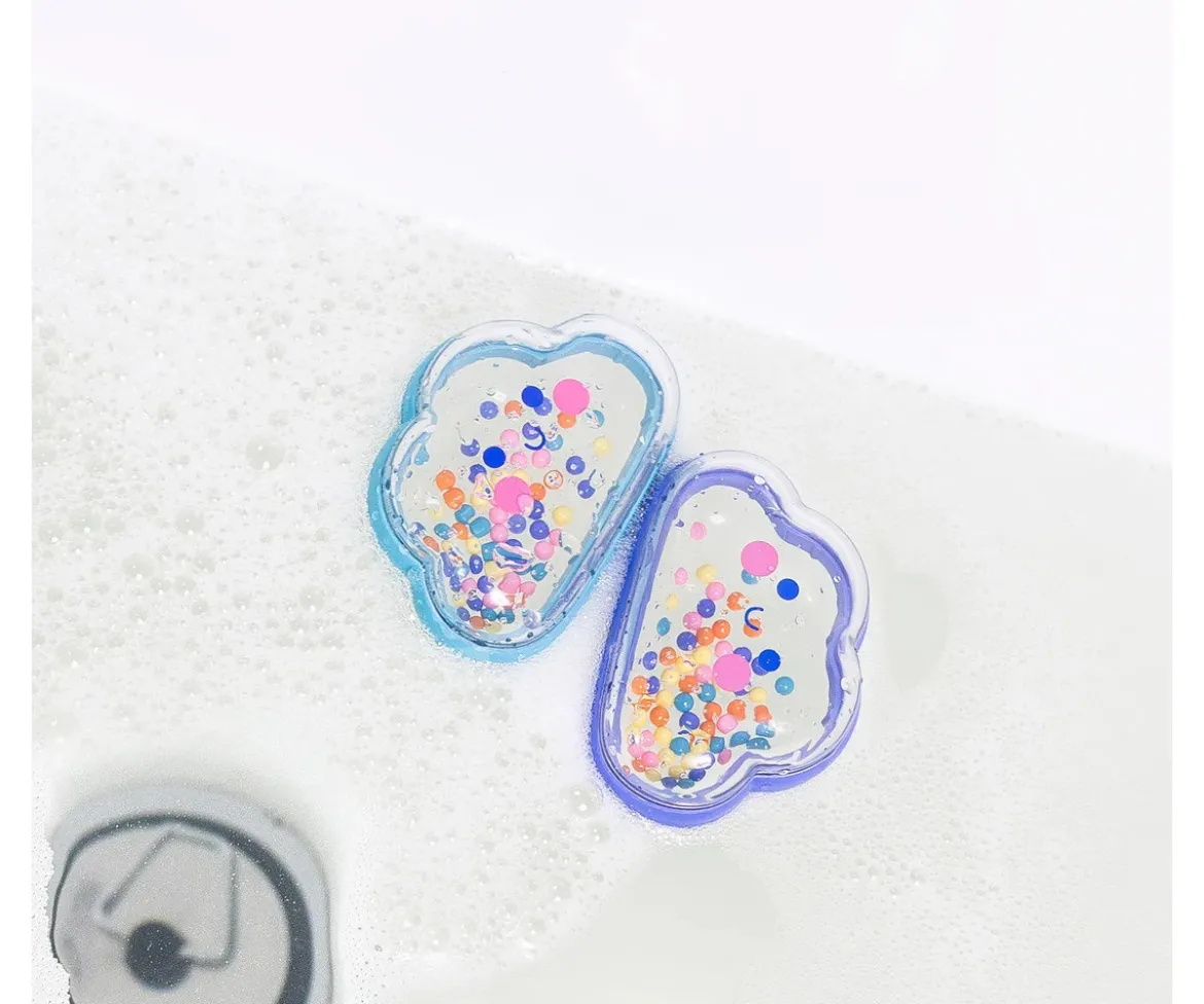 Sonajeros de Baño Nubes de Colores