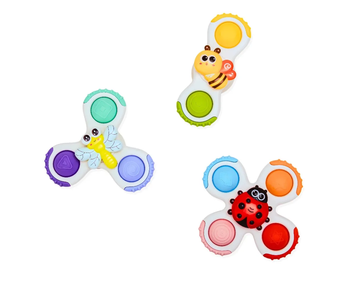 Sticky Spinner Toys Buddies con Ventosa
