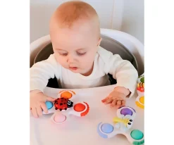 Sticky Spinner Toys Buddies con Ventosa