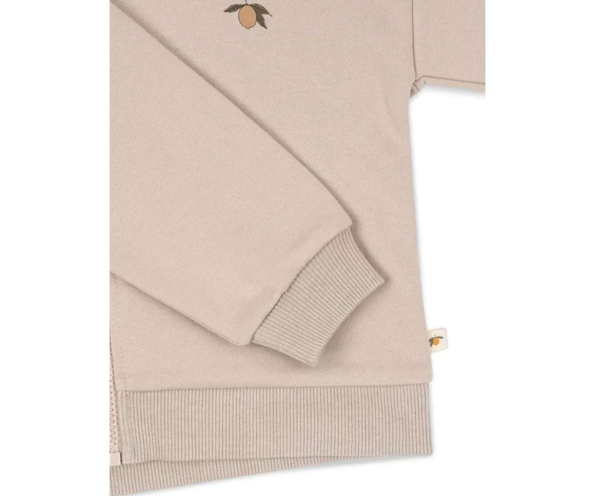 Sudadera con Capucha y Cremallera Lou French Oak