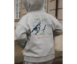 Sudadera con Capucha y Cremallera Lou Grey Melange