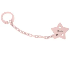 Sujetachupetes Personalizable Estrella Blush