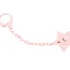 Sujetachupetes Personalizable Estrella Rosa Empolvado