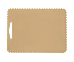 Tabla de Corte de Silicona Antideslizante Kiddikutter Cream