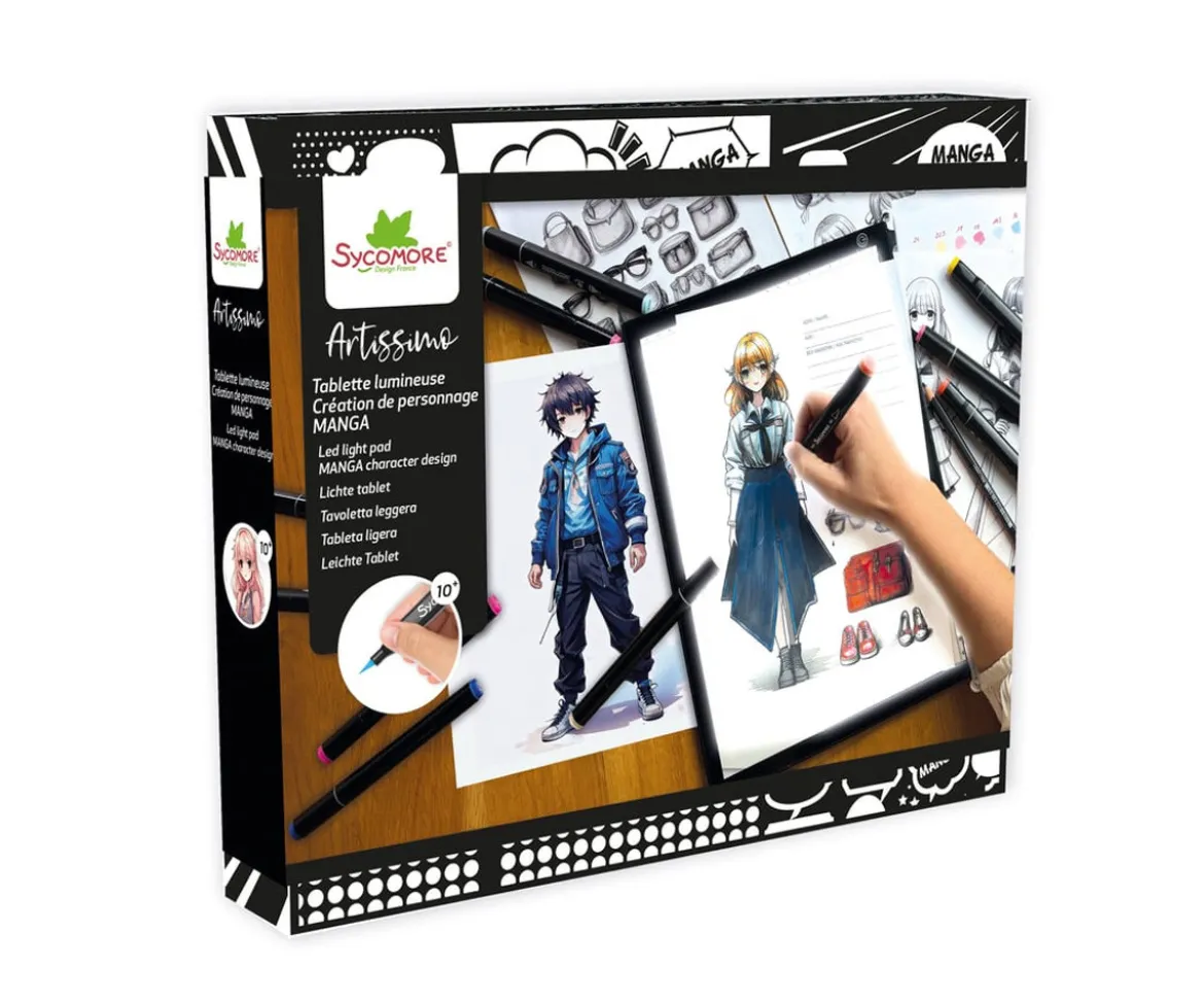 Tableta de Luz A5 Creación de Personajes Manga