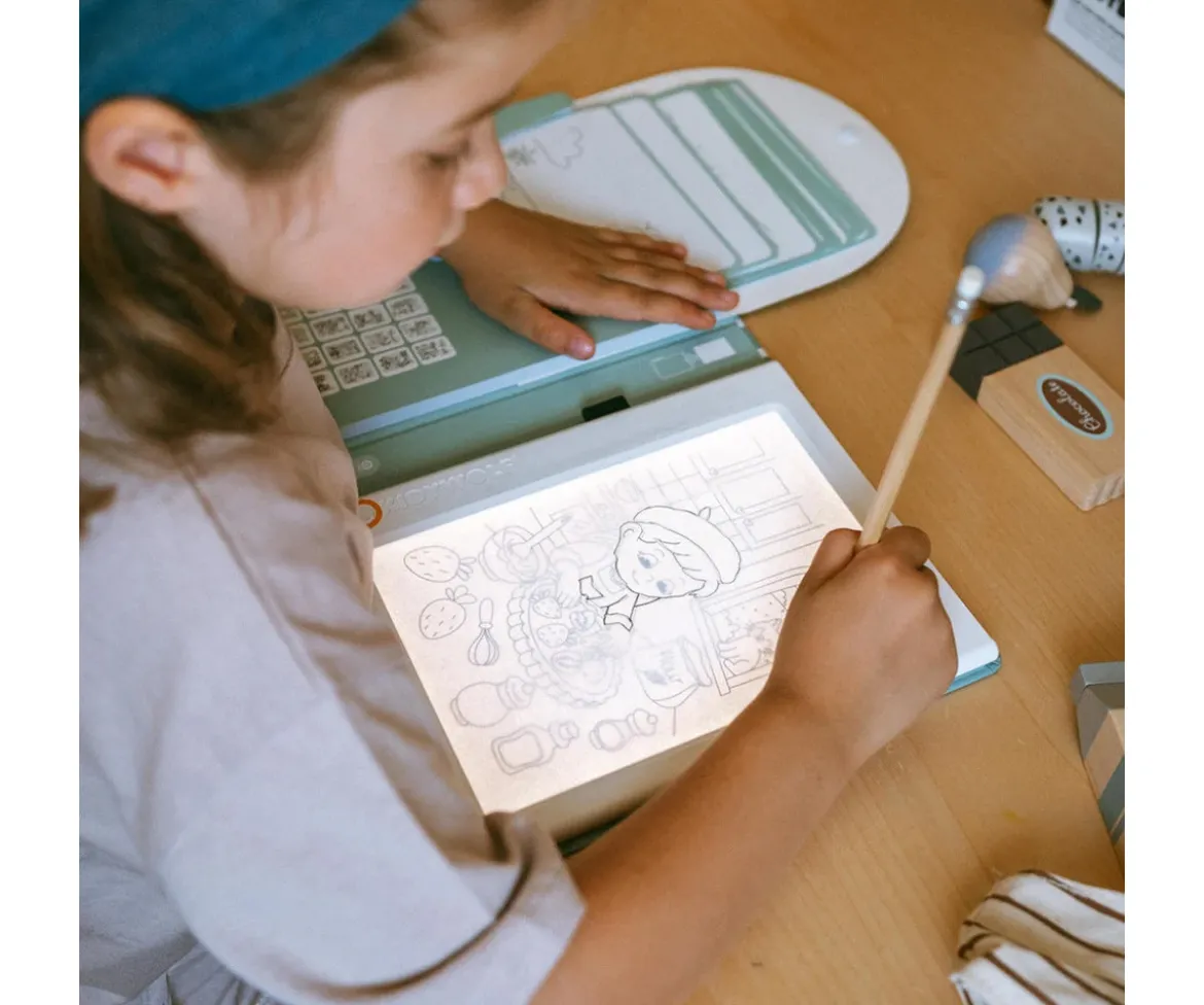 Tablet de Dibujo Iluminada K-DRAW-PAD Food Around the World