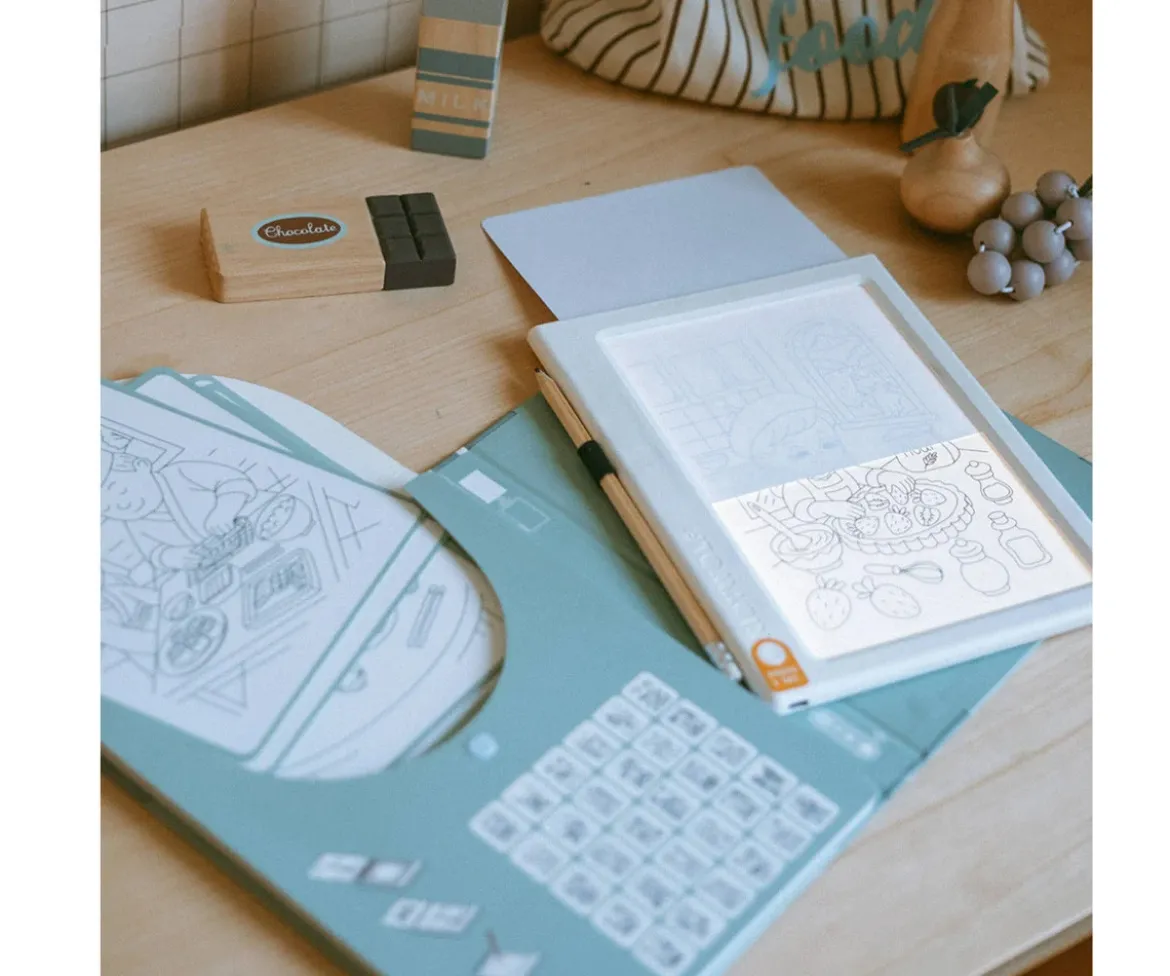 Tablet de Dibujo Iluminada K-DRAW-PAD Food Around the World