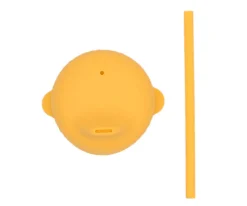 Tapa Sippie para Vaso Silicona Amarillo