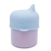 Tapa Sippie para Vaso Silicona Azul Empolvado