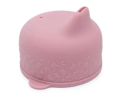 Tapa Sippie para Vaso Silicona Rosa Empolvado
