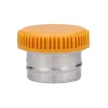 Tapón con Base Metal para Botella Acero Mostaza