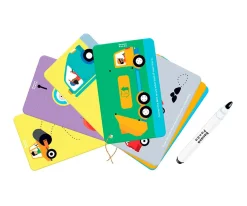 Tarjetas Let's Write and Wipe Vehicles