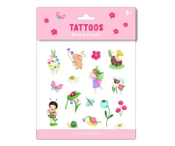 Tatuajes Temporales Rosa & Friends