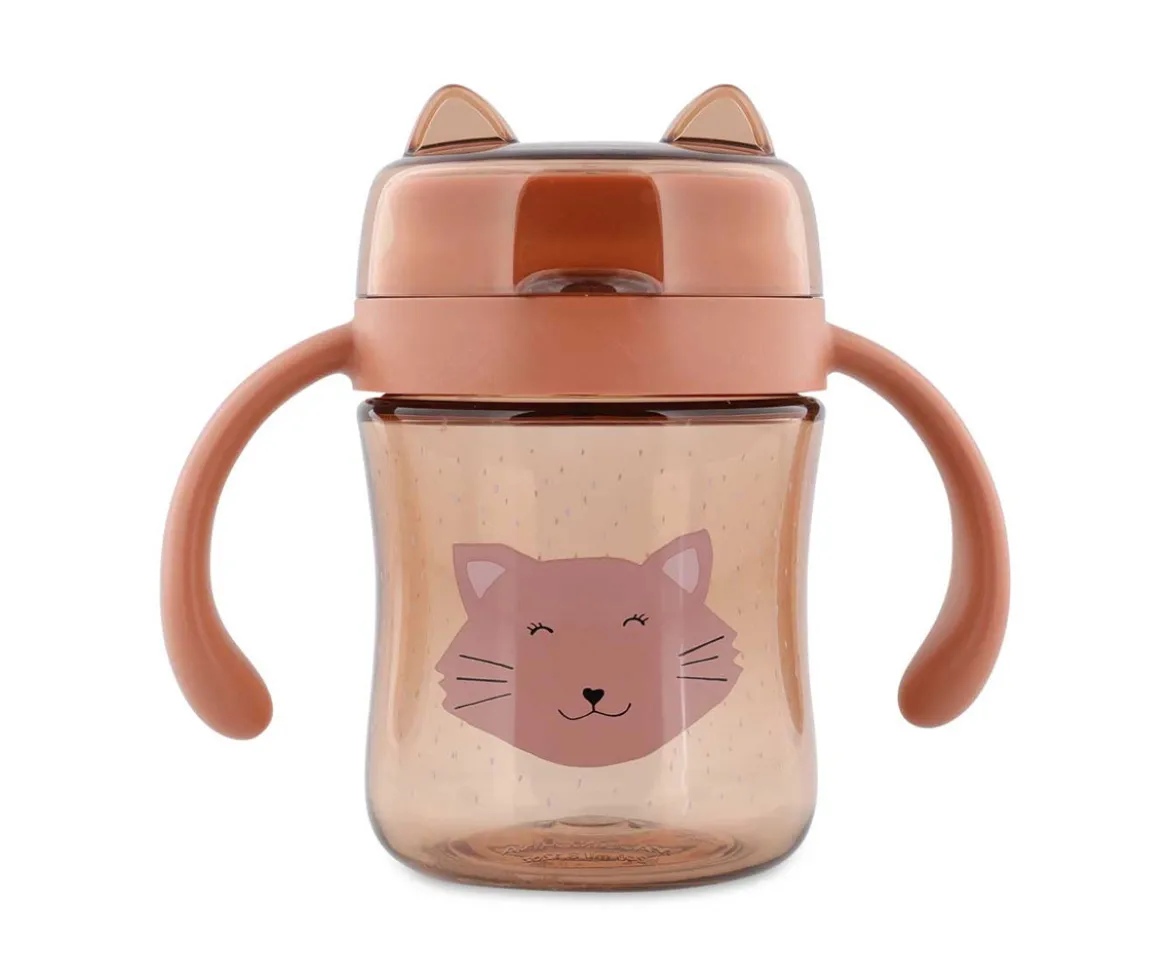 Taza Antiderrame 360º con Asas Mrs. Cat